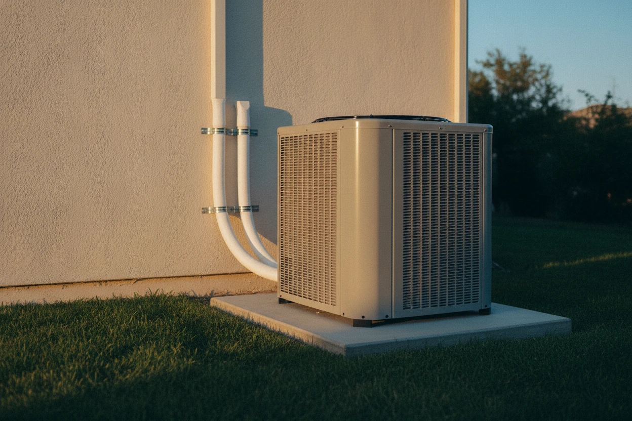 ECHA HVAC crew installing a new HVAC system at a Sacramento home